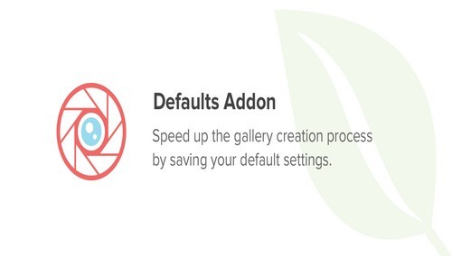 Envira Gallery - Defaults Addon