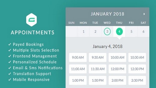 gAppointments - Appointment Booking Addon for Gravity Forms