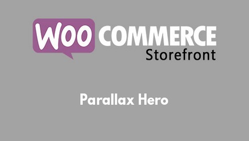 WooCommerce Storefront Parallax Hero