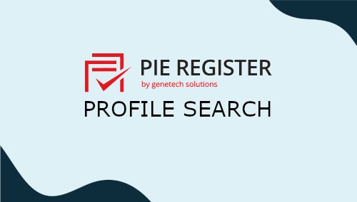 Pie Register Profile Search